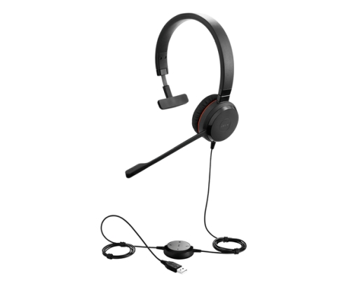 Jabra Evolve 30 II Auriculares Alámbrico Diadema Oficina/Centro de llamadas USB Type-C / USB Type-A Negro