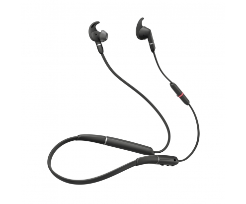 Jabra Evolve 65e MS & Link 370 auriculares banda para cuello Bluetooth Negro