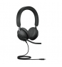 Jabra Evolve2 40 SE Auriculares Alámbrico Diadema Llamadas/Música USB Tipo C Negro