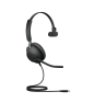 Jabra Evolve2 40 SE Auriculares Alámbrico Diadema Llamadas/Música USB Tipo C Negro