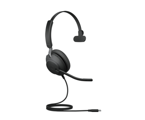 Jabra Evolve2 40 SE Auriculares Alámbrico Diadema Llamadas/Música USB Tipo C Negro