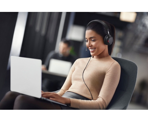 Jabra Evolve2 40 SE Auriculares Alámbrico Diadema Llamadas/Música USB Type-C / USB Type-A Negro