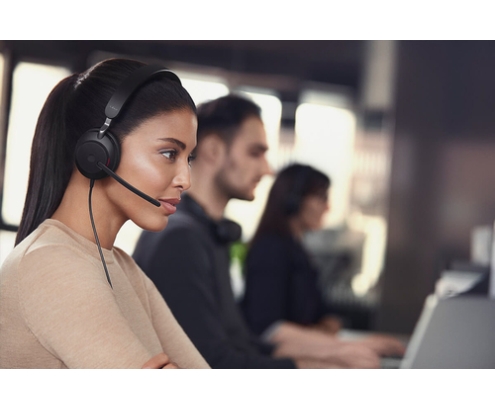 Jabra Evolve2 40 SE Auriculares Alámbrico Diadema Llamadas/Música USB Type-C / USB Type-A Negro
