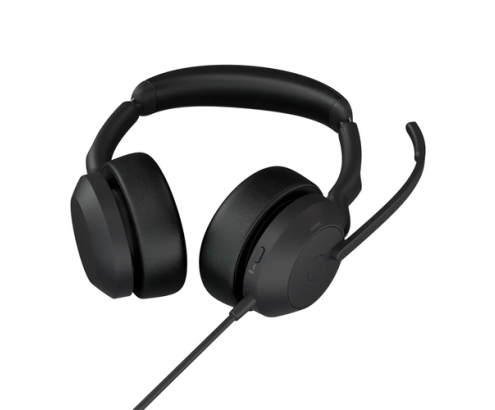 Jabra Evolve2 50 Auriculares Alámbrico Diadema Oficina/Centro de llamadas USB Type-C / USB Type-A Bluetooth Negro