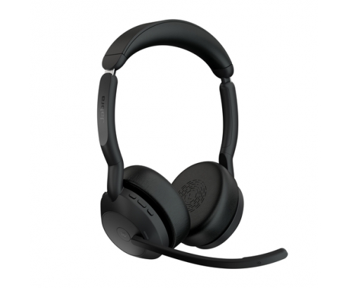 Jabra Evolve2 55 Auriculares Inalámbrico y alámbrico Diadema Oficina/Centro de llamadas Bluetooth Base de carga Negro