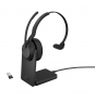 Jabra Evolve2 55 Auriculares Inalámbrico y alámbrico Diadema Oficina/Centro de llamadas Bluetooth Base de carga Negro