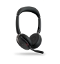 Jabra Evolve2 65 Flex Auriculares Inalámbrico y alámbrico Diadema Oficina/Centro de llamadas Bluetooth Negro
