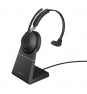 Jabra Evolve2 65, MS mono auriculares diadema USB Tipo C Bluetooth Negro
