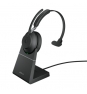 Jabra Evolve2 65, UC Mono auriculares diadema USB tipo A Bluetooth Negro