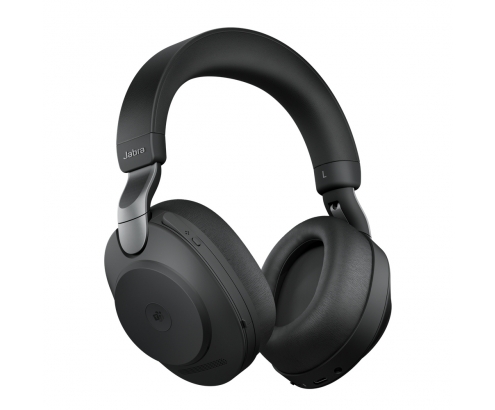 Jabra Evolve2 85, MS Auriculares Diadema Conector de 3,5 mm USB Tipo C Bluetooth Negro