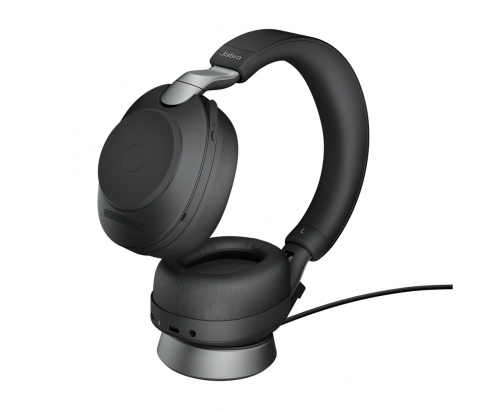 Jabra Evolve2 85, UC Auriculares diadema Conector de 3,5 mm USB Tipo C Bluetooth Negro