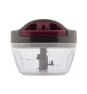 JATA AC57E picadora manual de alimentos Negro, Transparente