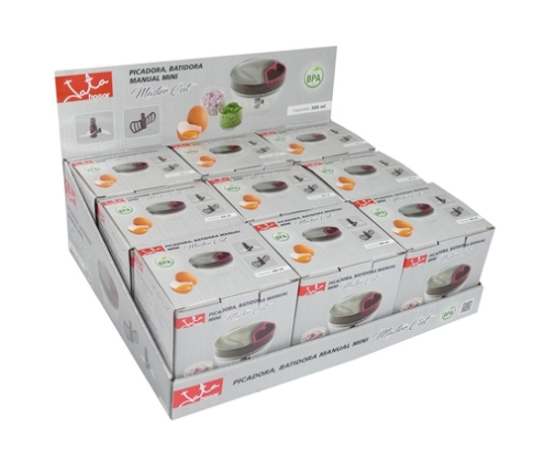 JATA AC57E picadora manual de alimentos Negro, Transparente
