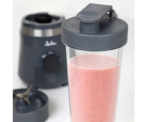 JATA JEBT1001 0,6 L Licuadora de vaso 600 W Gris, Transparente