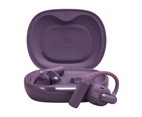 JBL Sense Pro Auriculares True Wireless Stereo (TWS) gancho de oreja Llamadas/Música USB Tipo C Bluetooth Base de carga Púrpura