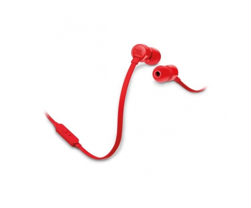 JBL TUNE 160 Auriculares Alámbrico Dentro de oÍ­do Rojo