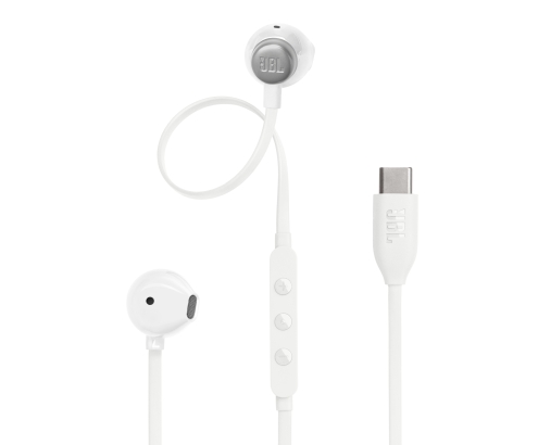 JBL Tune 305C Auriculares Alámbrico Dentro de oído Llamadas/Música USB Tipo C Blanco