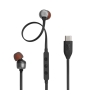 JBL Tune 310C Auriculares Alámbrico Dentro de oído Llamadas/Música USB Tipo C Negro