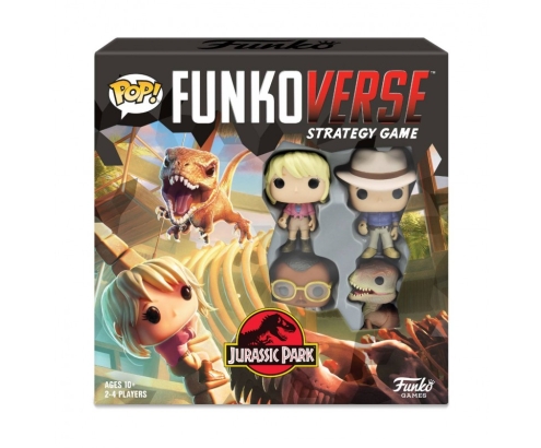 Juego de mesa funkoverse jurassic park edicion 100 version ingles