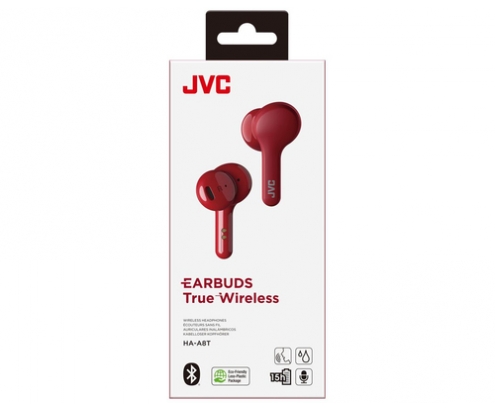 JVC HA-A8T-R Auriculares True Wireless Stereo (TWS) Dentro de oÍ­do Música Bluetooth Rojo