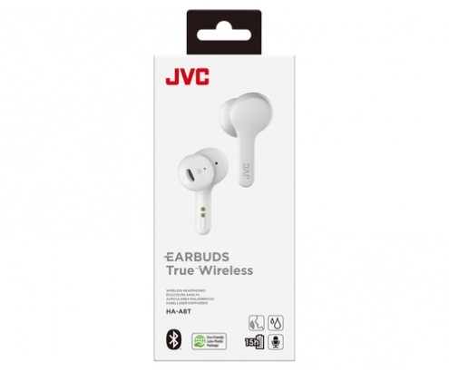 JVC HA-A8T-W Auriculares True Wireless Stereo (TWS) Dentro de oÍ­do Música Bluetooth Blanco