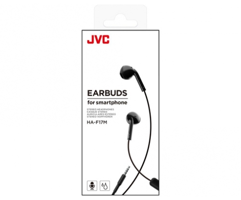 JVC HA-F17M Auriculares Alámbrico Dentro de oÍdo Llamadas/Música Negro