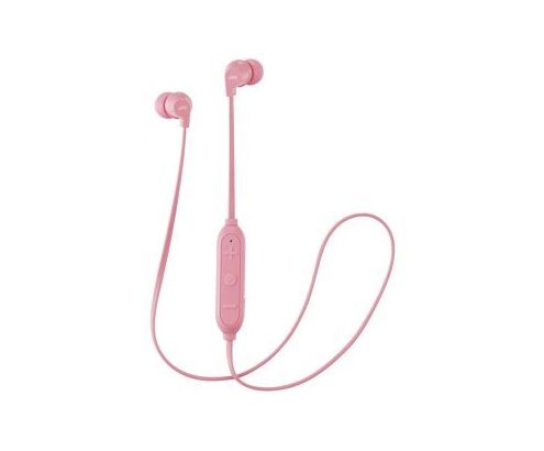 JVC HA-FX21BT-PE Auriculares Dentro de oído, Banda para cuello Bluetooth Rosa