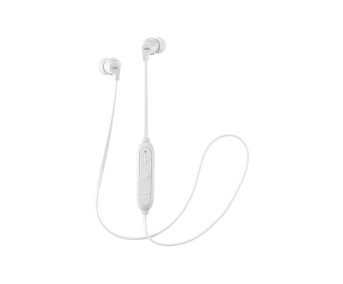 JVC HA-FX21BT-WE Auriculares Dentro de oído, Banda para cuello Bluetooth Blanco