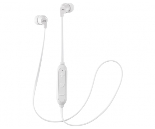 JVC HA-FX21BT-WE Auriculares Dentro de oído, Banda para cuello Bluetooth Blanco