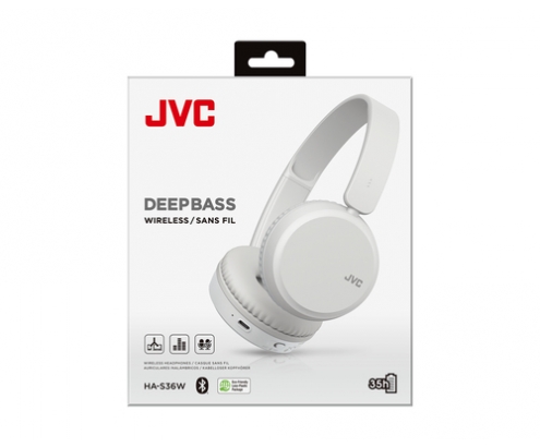 JVC HA-S36W Auriculares Inalámbrico Diadema Llamadas/Música Bluetooth Blanco