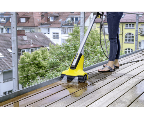 Kärcher PCL 4 Terassenreiniger Pulidora de suelo 800 RPM Negro, Amarillo