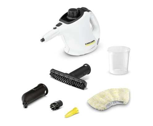 Kärcher SC 1 Limpiador a vapor de cilindro 1200 W Negro, Blanco