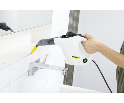 Kärcher SC 1 Limpiador a vapor de cilindro 1200 W Negro, Blanco