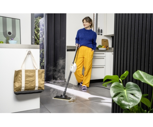 Kärcher SC 1 Multi & Up Limpiador a vapor portátil 0,2 L 1300 W Negro, Amarillo