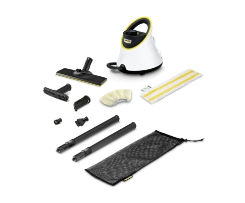 Kärcher SC 2 Deluxe Limpiador a vapor de cilindro 1 L 1500 W Negro, Blanco