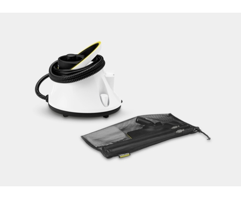 Kärcher SC 2 Deluxe Limpiador a vapor de cilindro 1 L 1500 W Negro, Blanco
