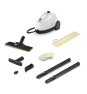 Kärcher SC 2 EasyFix Limpiador a vapor de cilindro 1 L 1500 W Negro, Blanco