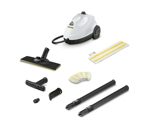 Kärcher SC 2 EasyFix Limpiador a vapor de cilindro 1 L 1500 W Negro, Blanco