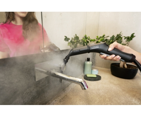 Kärcher SC 2 EasyFix Limpiador a vapor de cilindro 1 L 1500 W Negro, Blanco