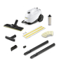 Kärcher SC 3 EasyFix Limpiador a vapor de cilindro 1 L 1900 W Negro, Blanco