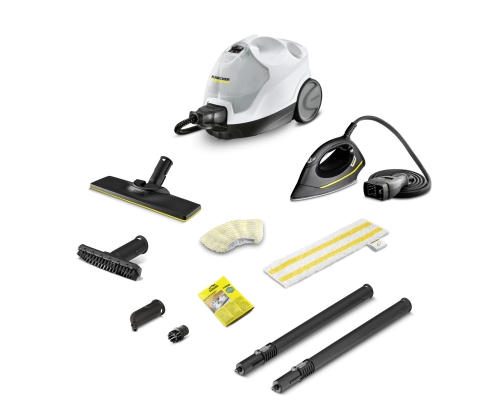 Kärcher SC 4 EasyFix IRON Limpiador a vapor de cilindro 0,8 L 2000 W Negro, Blanco