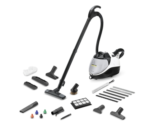 Kärcher SV 7 Limpiador a vapor de cilindro 0,5 L 2200 W Negro, Gris, Blanco