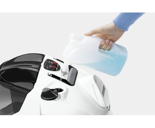 Kärcher SV 7 Limpiador a vapor de cilindro 0,5 L 2200 W Negro, Gris, Blanco