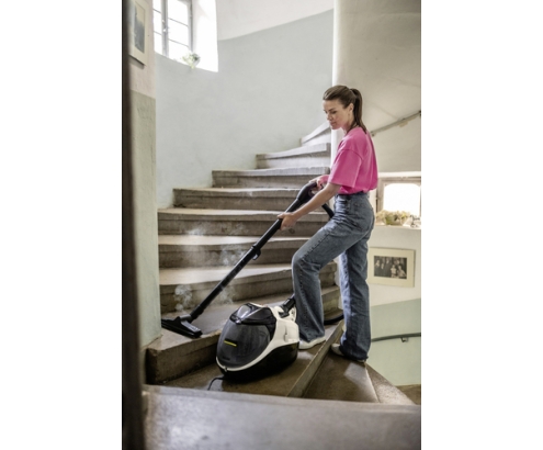 Kärcher SV 7 Limpiador a vapor de cilindro 0,5 L 2200 W Negro, Gris, Blanco