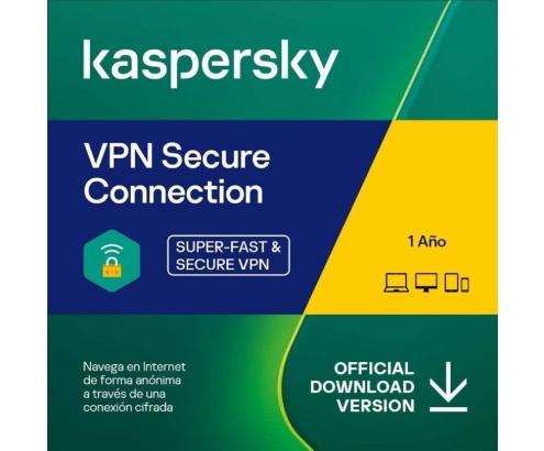 Kaspersky VPN Secure Connection/ 3 Dispositivos/ 1 Año
