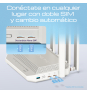Keenetic Hero 5G (KN-4110) Módem router AX3000 Wi-Fi 6 5G Mesh con 2 ranuras de SIM, un Smart Switch 1×2.5G y 4×1G, puertos USB 3.0 y 2.0 multifunc