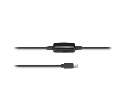 Kensington Auriculares Classic EQ USB-C con control de volumen y micrófono