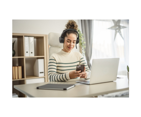 Kensington Auriculares H1050 EQ On-Ear con tecnología de cancelación de ruido ambiental