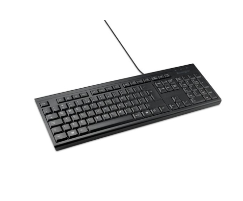 Kensington KB100 EQ teclado Hogar / Oficina USB QWERTY Español Negro