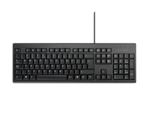 Kensington KB100 EQ teclado Hogar / Oficina USB QWERTY Español Negro
